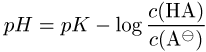 Henderson-Hasselbalch-Gleichung