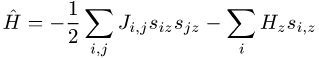 Isingscher Hamilton-Operator