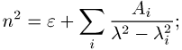 Ketteler-Helmholtzsche Gleichung