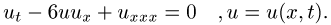 Korteweg-de-Vries-Gleichung