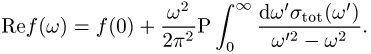 Kramers-Kronig-Dispersionsrelation