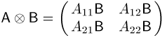 Kronecker-Produkt
