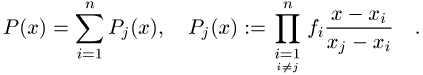 Lagrange-Interpolation