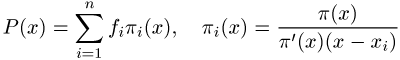 Lagrange-Interpolation