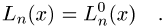 Laguerre-Polynome