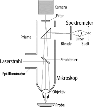 Laser-Raman-Mikrosonde