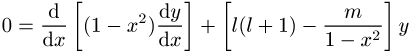 Legendresche Differentialgleichung