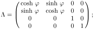 Lorentz-Transformation