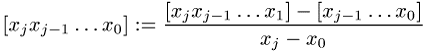 Newton-Interpolation