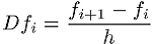 numerische Differentiation