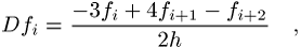 numerische Differentiation