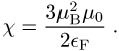 Paulische Spinsuszeptibilität