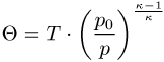 potentielle Temperatur