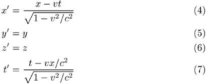 Spezielle Relativitätstheorie