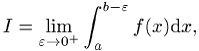 uneigentliches Integral