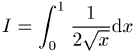 uneigentliches Integral