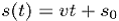 Weg-Zeit-Diagramm